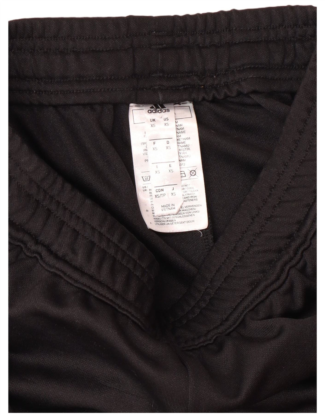 Adidas Mens Tracksuit Trousers XS Black Polyester