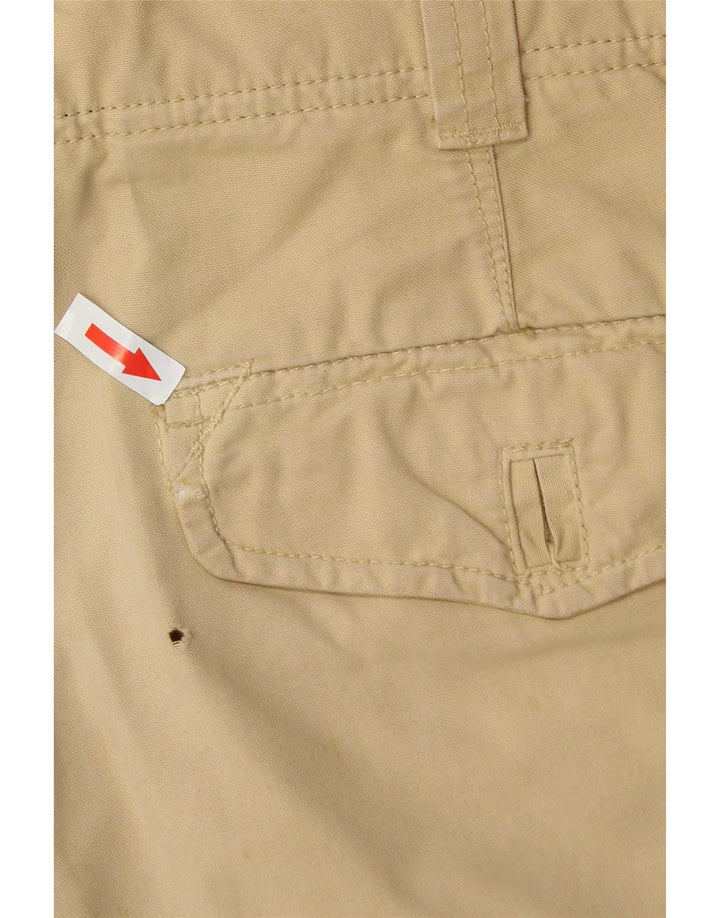 Tommy Hilfiger Mens Cargo Shorts W30 Medium Khaki Cotton