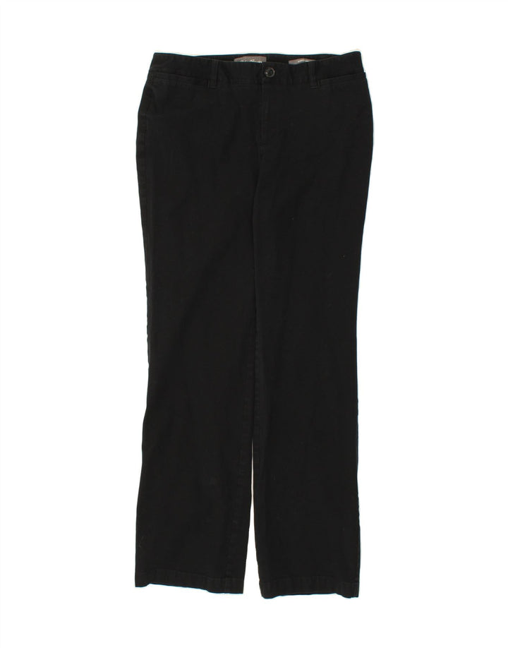 EDDIE BAUER Womens Casual Trousers US 12 Large W30 L33 Black Vintage Eddie Bauer and Second-Hand Eddie Bauer from Messina Hembry 