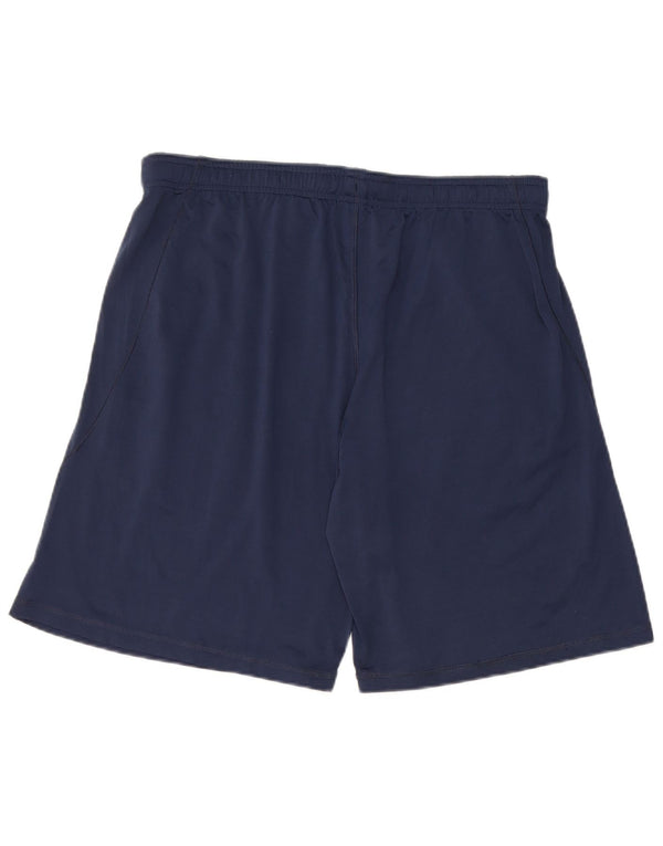 Under Armour Mens Heat Gear Sport Shorts Large  Navy Blue Polyester