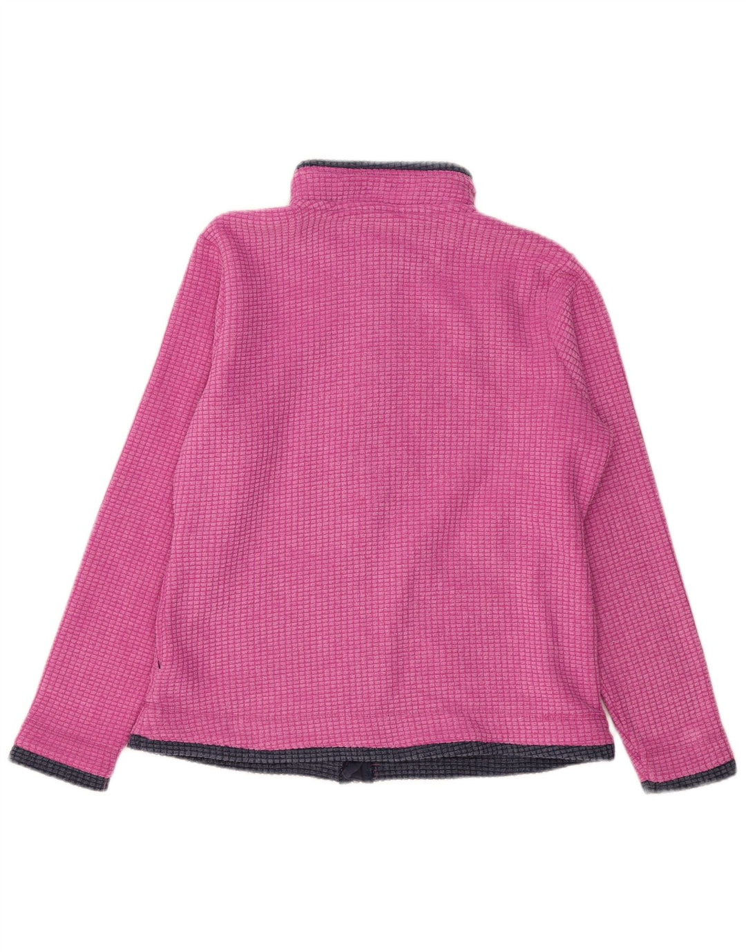 Weird Fish Womens Fleece Jacket UK 14 Large Purple Polyester