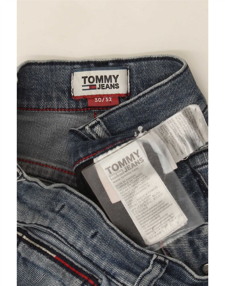 Tommy Hilfiger Mens Slim Jeans W30 L32 Blue Cotton