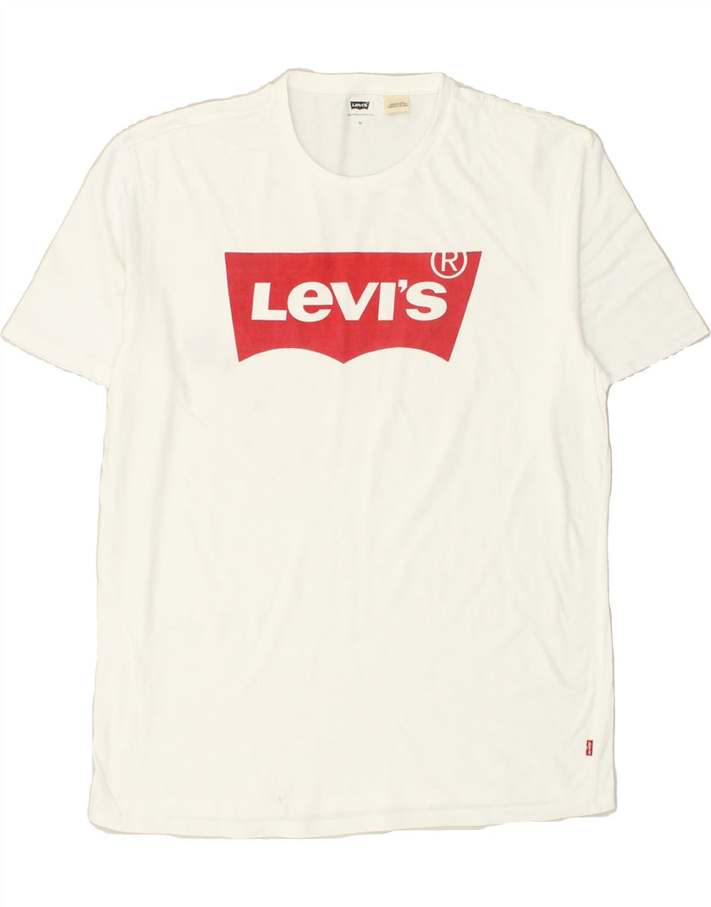 LEVI'S Mens Graphic T-Shirt Top XL White | Vintage Levi's | Thrift | Second-Hand Levi's | Used Clothing | Messina Hembry 