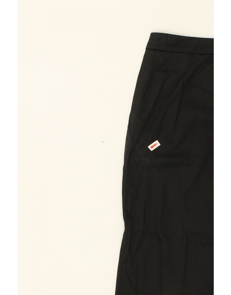 MAX MARA Womens Straight Chino Trousers W32 L24  Black | Vintage Max Mara | Thrift | Second-Hand Max Mara | Used Clothing | Messina Hembry 