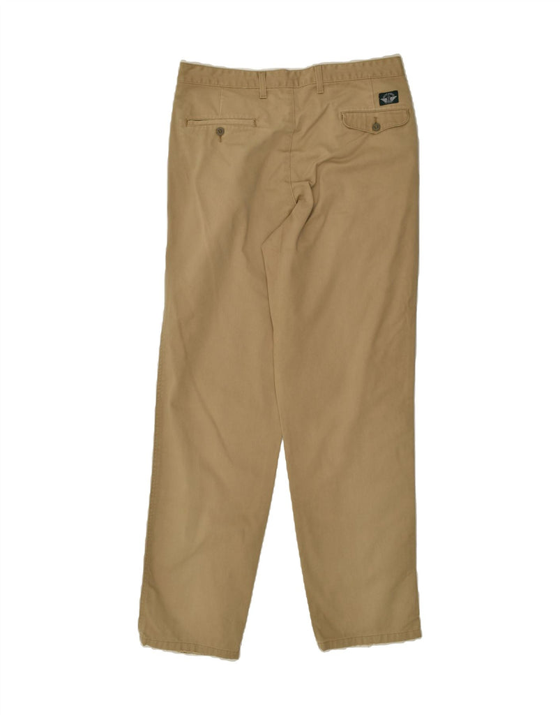 DOCKERS Mens Straight Chino Trousers W34 L34  Beige Cotton Vintage Dockers and Second-Hand Dockers from Messina Hembry 