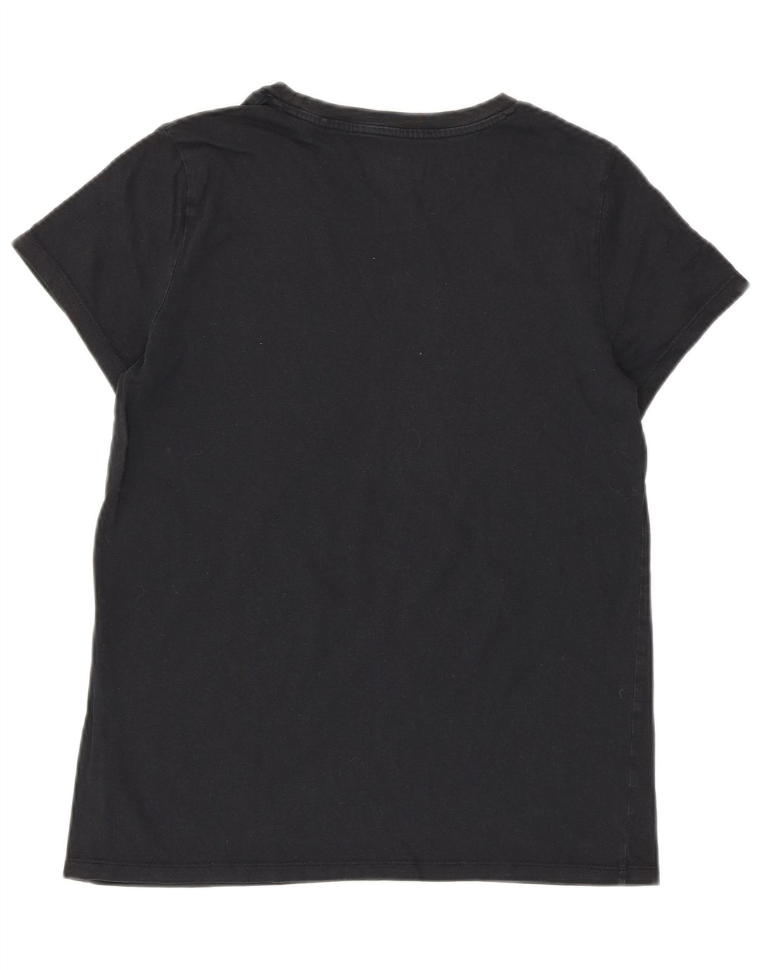LEVI'S Womens Graphic T-Shirt Top UK 10 Small Black