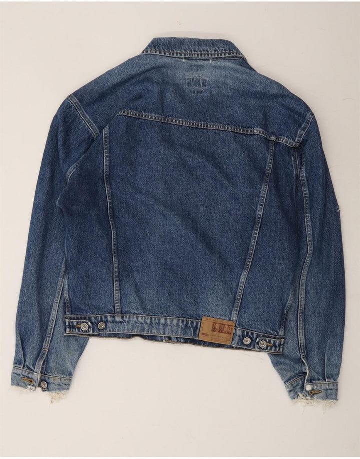 MUSTANG Mens Denim Jacket UK 40 Large Blue Vintage Mustang and Second-Hand Mustang from Messina Hembry 