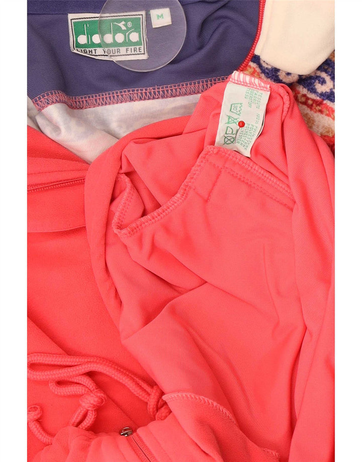 Diadora Womens Oversized Tracksuit Top Jacket UK 14 Medium Pink Floral