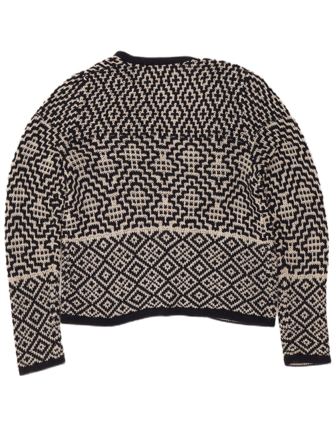 White Stuff Womens Oversized Cardigan Sweater UK 8 Small Navy Blue