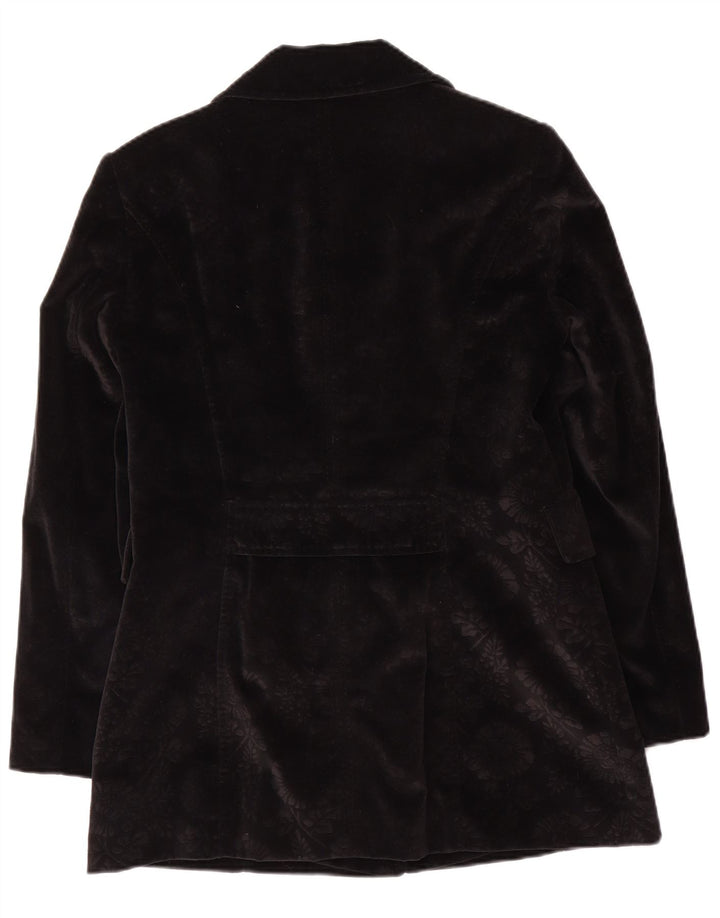 Betty Barclay Womens 3 Button Blazer Jacket UK 12 Medium Black Floral