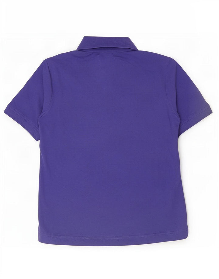 Kappa Womens Polo Shirt UK 12 Medium Purple Cotton