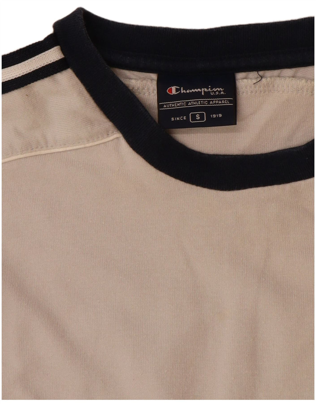 Champion Mens Graphic T-Shirt Top Small Grey Cotton