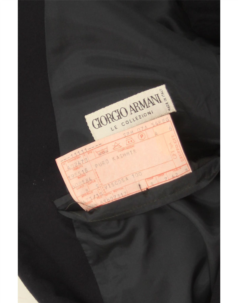 GIORGIO ARMANI Mens 2 Button Blazer Jacket UK 42 XL Navy Blue Cashmere Vintage Giorgio Armani and Second-Hand Giorgio Armani from Messina Hembry 