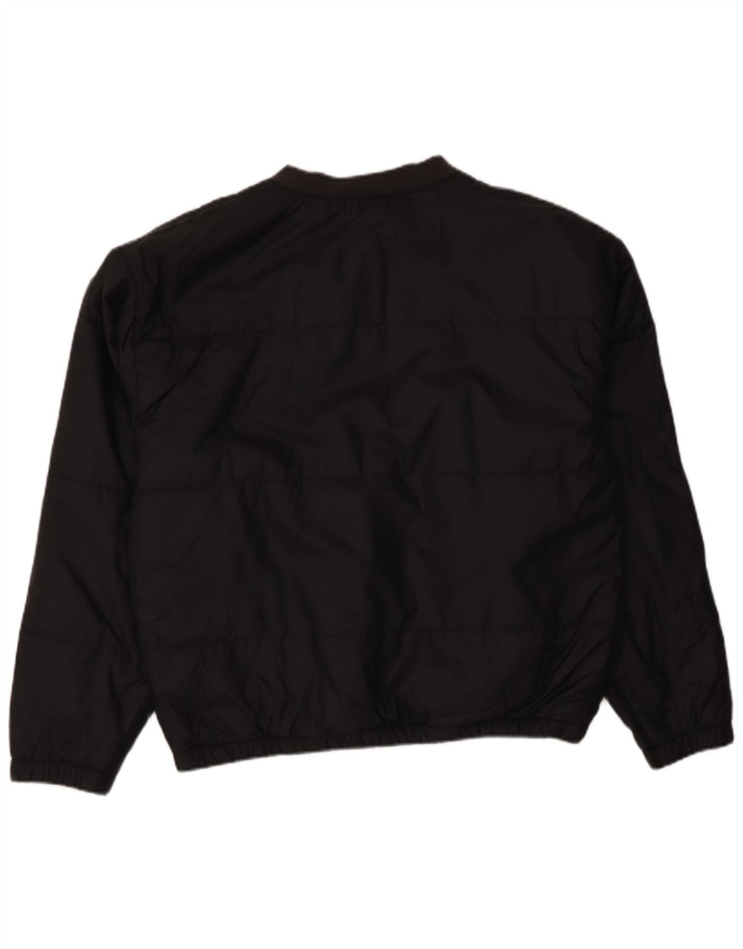 Adidas Mens Oversized Pullover Padded Jacket UK 34 XS Black Polyester