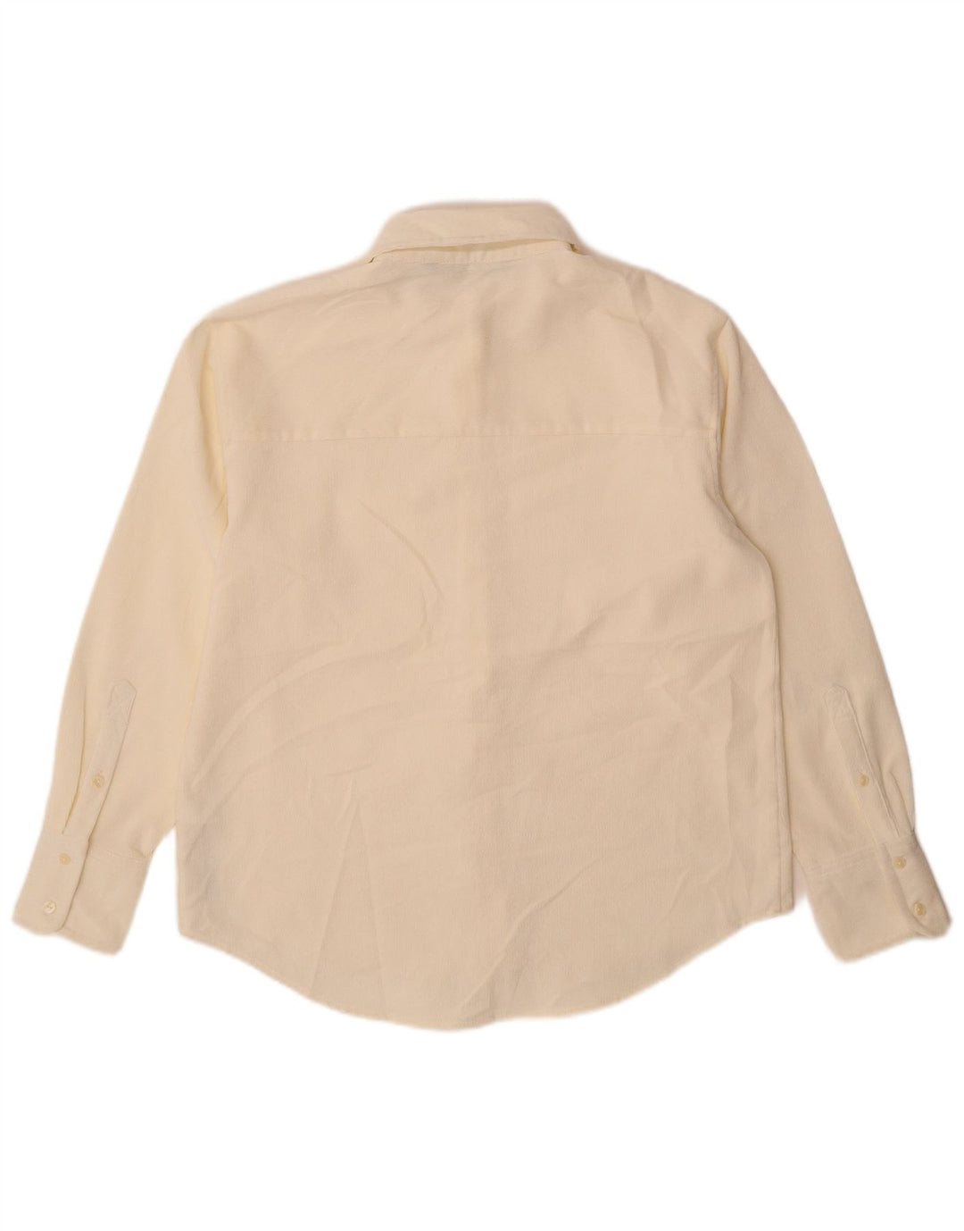 Zara Womens Overshirt Oversized Shirt UK 10 Small Off White Polyester