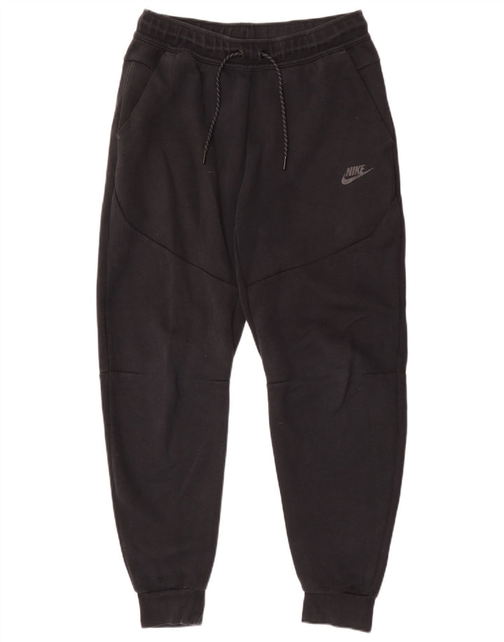 Nike Mens Tracksuit Trousers Joggers Small  Black Cotton