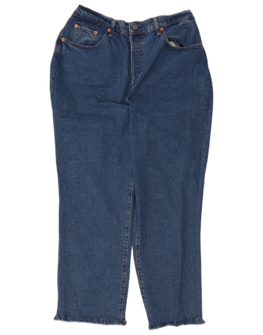Levi's Womens Cropped Jeans W34 L26 Blue