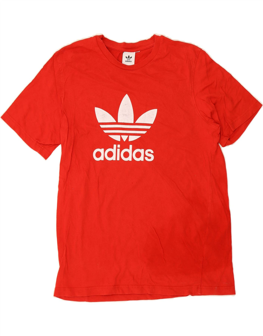 ADIDAS Mens Graphic T-Shirt Top Large Red Cotton Vintage Adidas and Second-Hand Adidas from Messina Hembry 