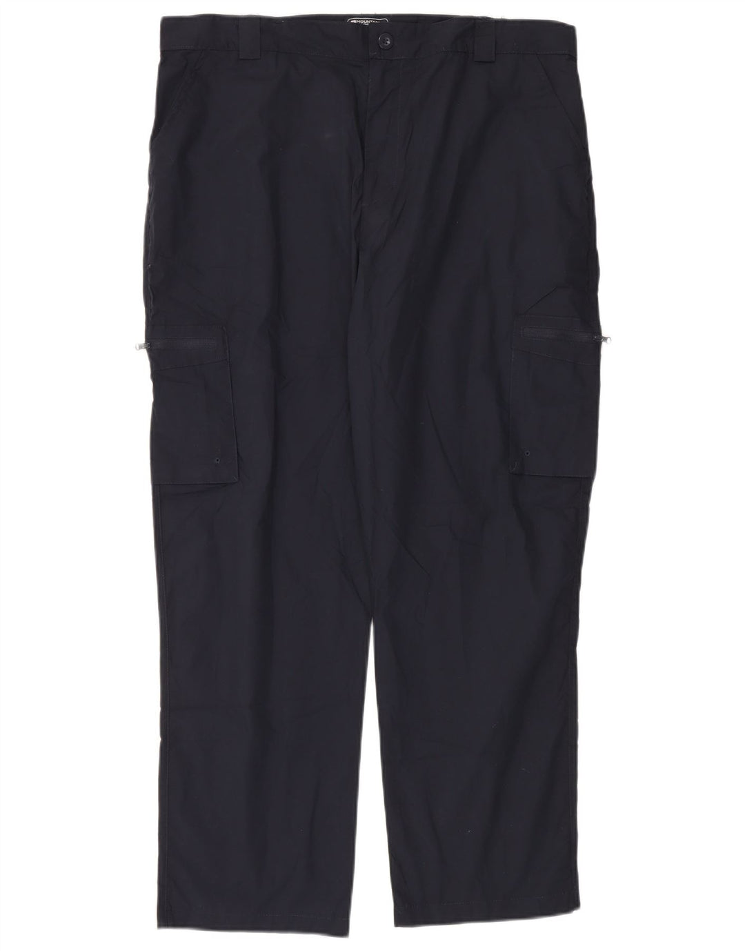 Mountain Warehouse Mens Regular Cargo Trousers W40 L30 Navy Blue Polyester
