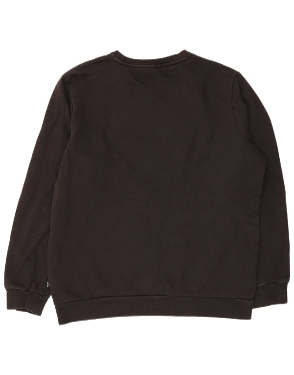 Puma Mens Sweatshirt Jumper Medium Black Cotton