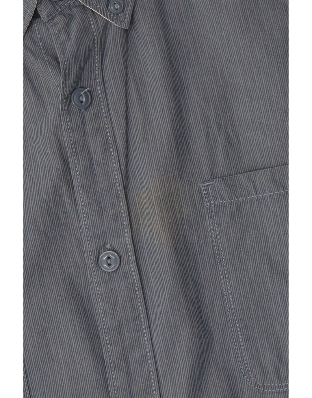 Levi's Mens Shirt XL Grey Striped Cotton