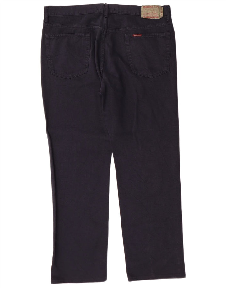 Carrera Mens Straight Jeans W40 L31 Navy Blue Cotton