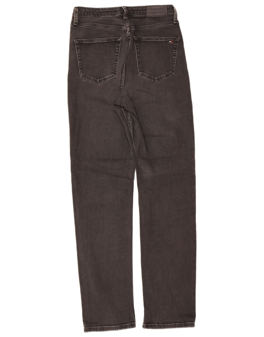 Tommy Hilfiger Womens Straight Jeans W28 L32 Black Cotton