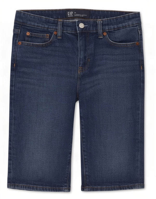 Gap Womens Denim Bermuda Shorts W28 Medium Blue Cotton