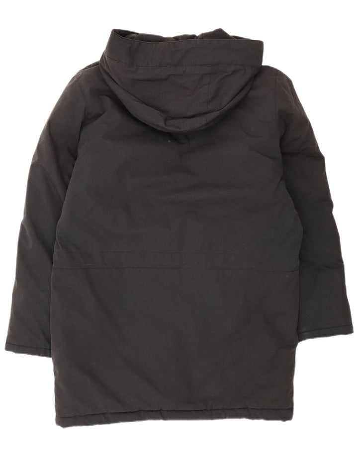 Carhartt Mens Tropper Hooded Parka Jacket UK 34 XS Black Polyester