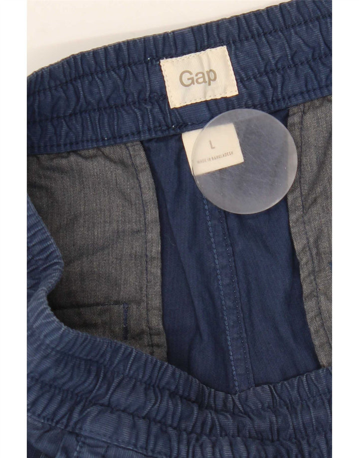 Gap Mens Chino Shorts Large W36 Navy Blue Cotton
