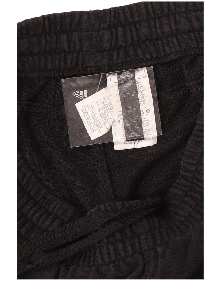 Adidas Mens Graphic Tracksuit Trousers Joggers Large  Black