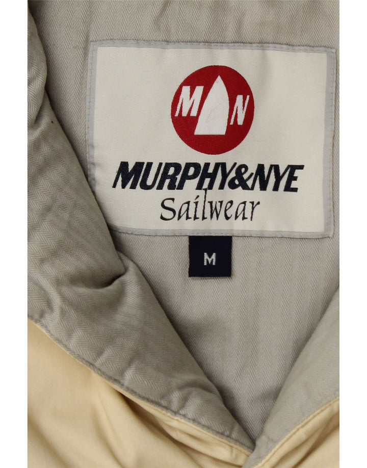 Murphy & Nye Mens Padded Gilet UK 38 Medium Off White