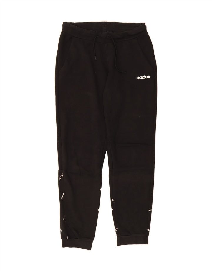 ADIDAS Mens Graphic Tracksuit Trousers Joggers Medium  Black Cotton Vintage Adidas and Second-Hand Adidas from Messina Hembry 