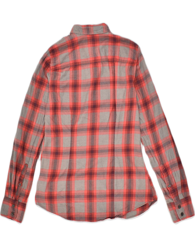 J. CREW Mens Shirt 2XS Red Check Cotton | Vintage J. Crew | Thrift | Second-Hand J. Crew | Used Clothing | Messina Hembry 