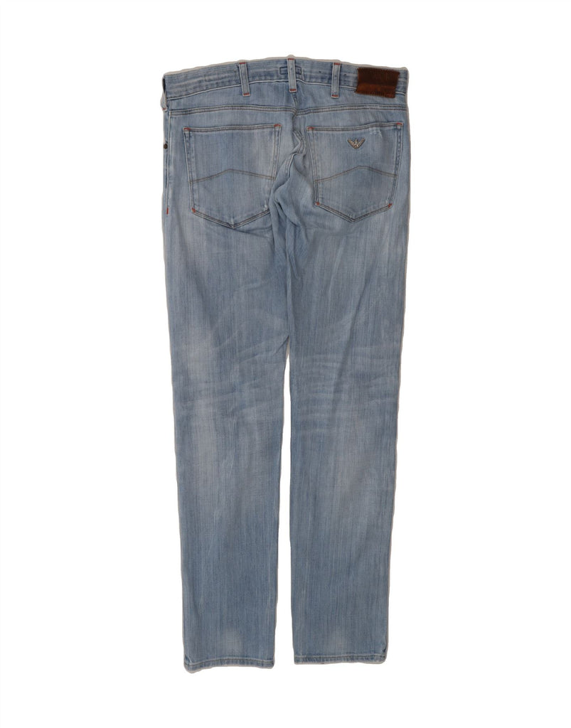 ARMANI Womens Slim Jeans W30 L34 Blue Cotton Vintage Armani and Second-Hand Armani from Messina Hembry 