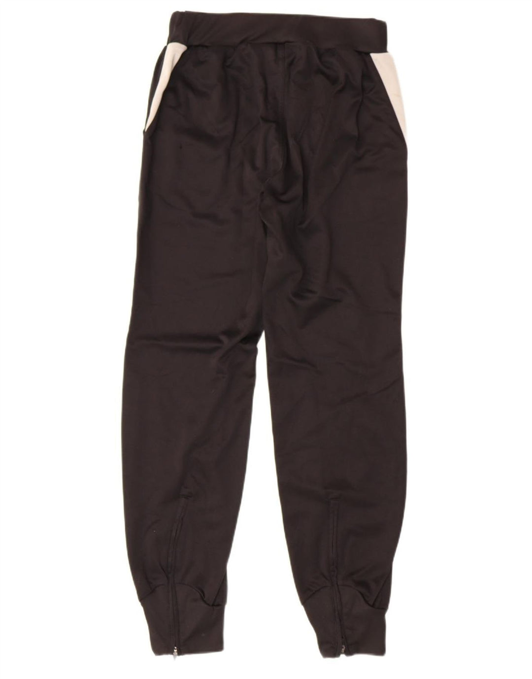UMBRO Mens Tracksuit Trousers Joggers Small  Black Colourblock Polyester