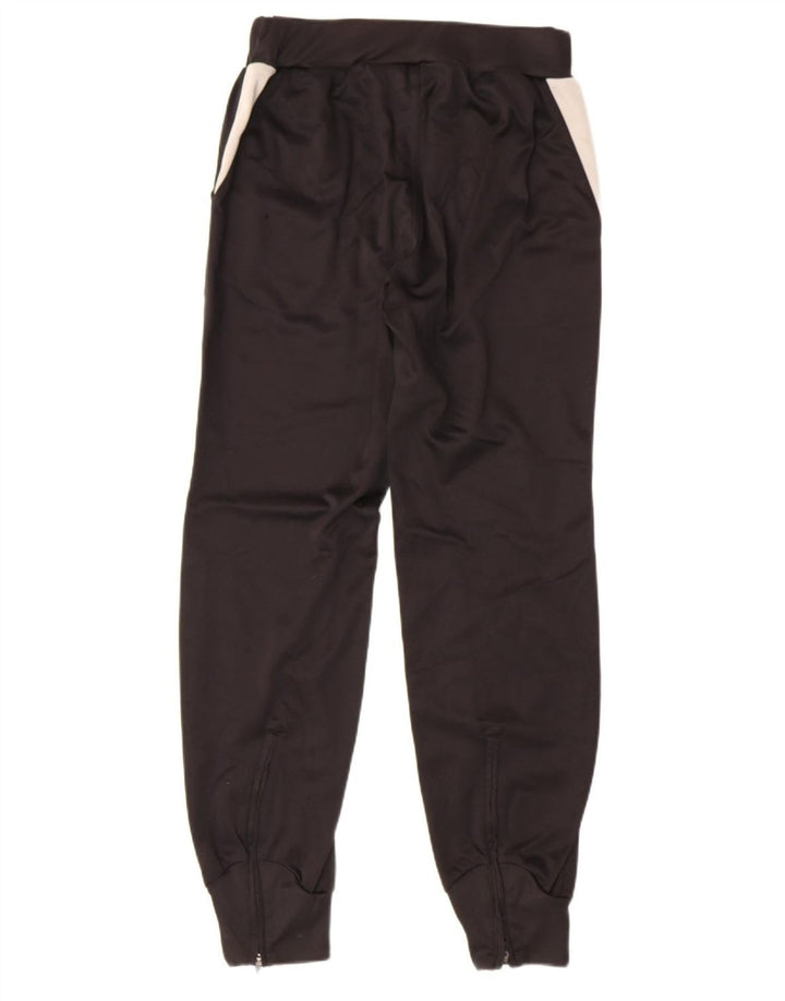 UMBRO Mens Tracksuit Trousers Joggers Small  Black Colourblock Polyester