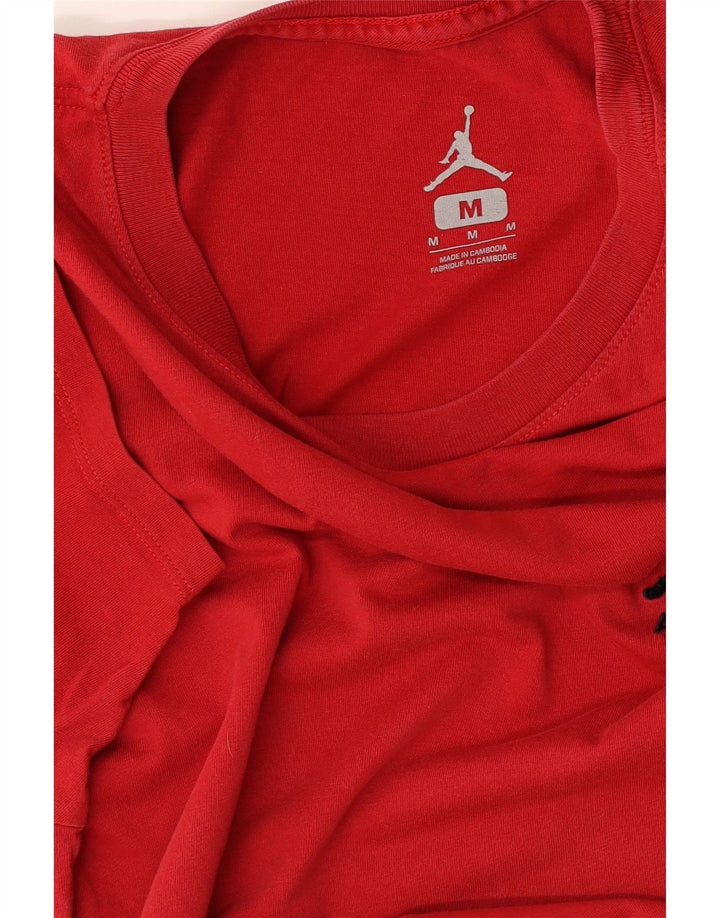 Jordan Mens T-Shirt Top Medium Red
