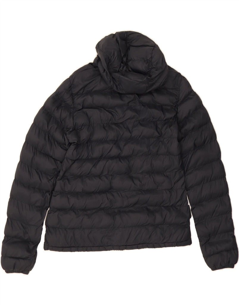 MOUNTAIN WAREHOUSE Womens Oversized Hooded Padded Jacket UK 10 Small Black Vintage Mountain Warehouse and Second-Hand Mountain Warehouse from Messina Hembry 