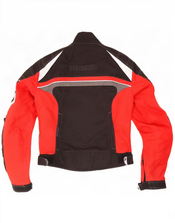 Probiker Womens Graphic Racer Jacket EU 36 Small Black Colourblock