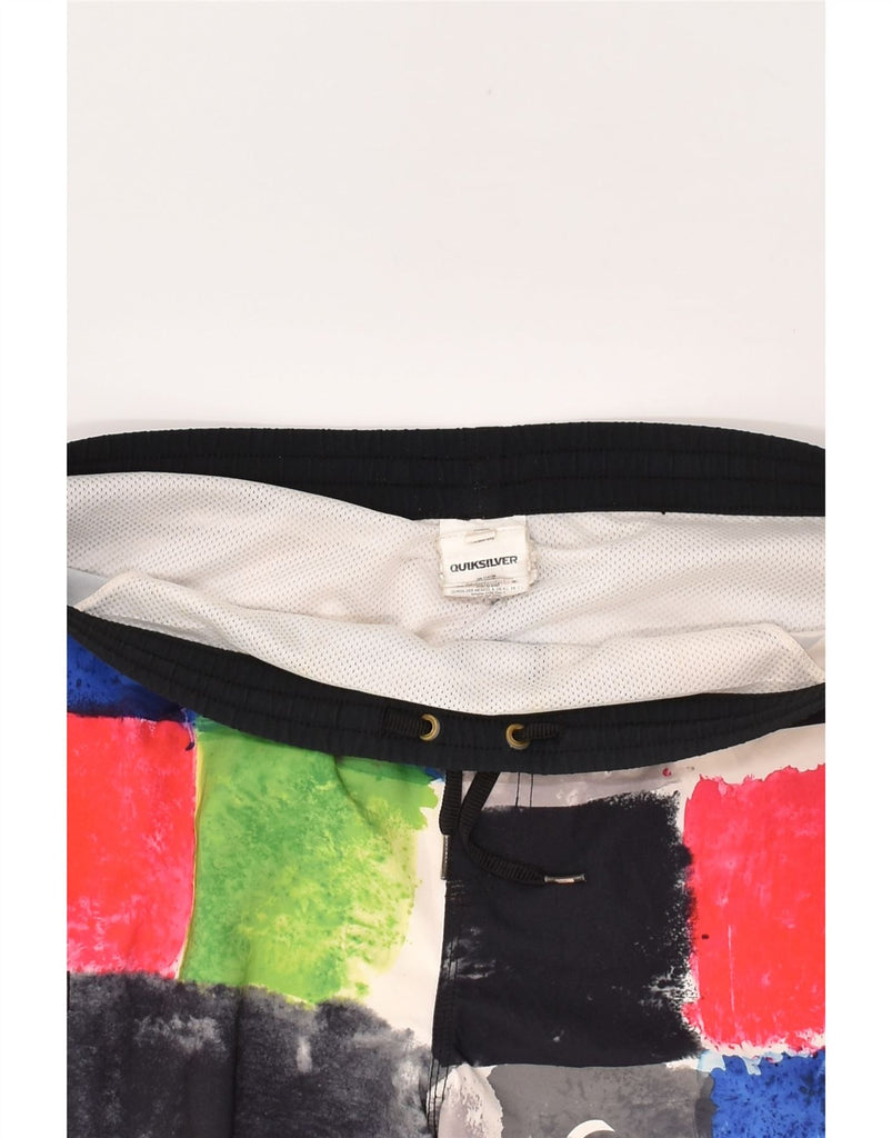 QUIKSILVER Mens Sport Shorts XL Multicoloured Polyester | Vintage Quiksilver | Thrift | Second-Hand Quiksilver | Used Clothing | Messina Hembry 