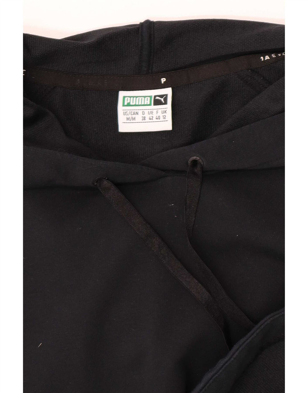 Puma Womens Oversized Hoodie Jumper UK 12 Medium Black