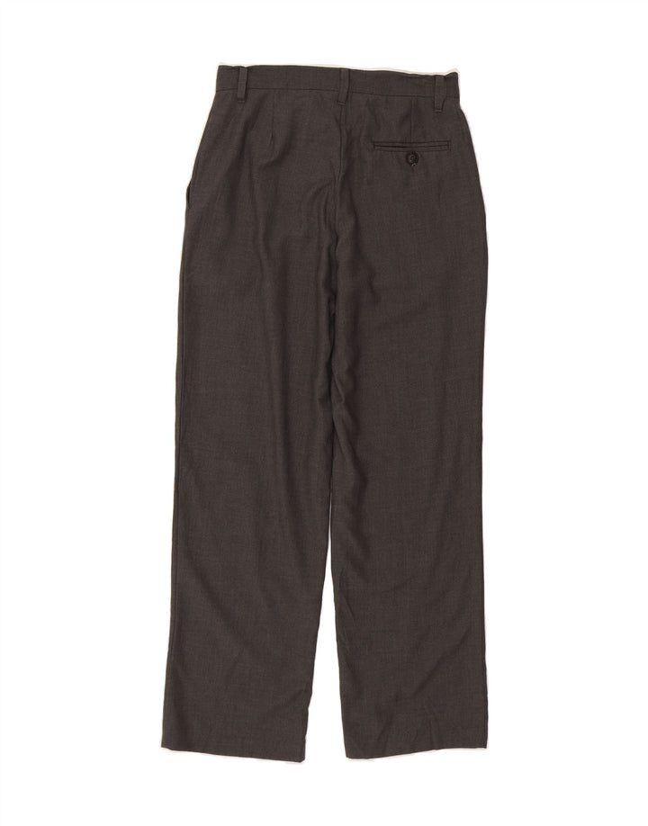 CHAPS Boys Straight Chino Trousers 11-12 Years W26 L27 Grey Polyester Vintage Chaps and Second-Hand Chaps from Messina Hembry 