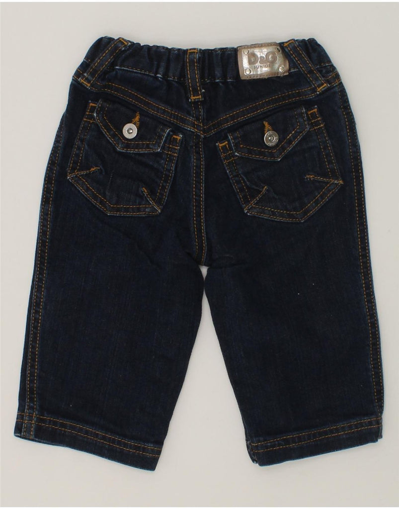 DOLCE & GABBANA Boys Straight Jeans 3-4 Years W18 L8 Navy Blue Cotton | Vintage Dolce & Gabbana | Thrift | Second-Hand Dolce & Gabbana | Used Clothing | Messina Hembry 