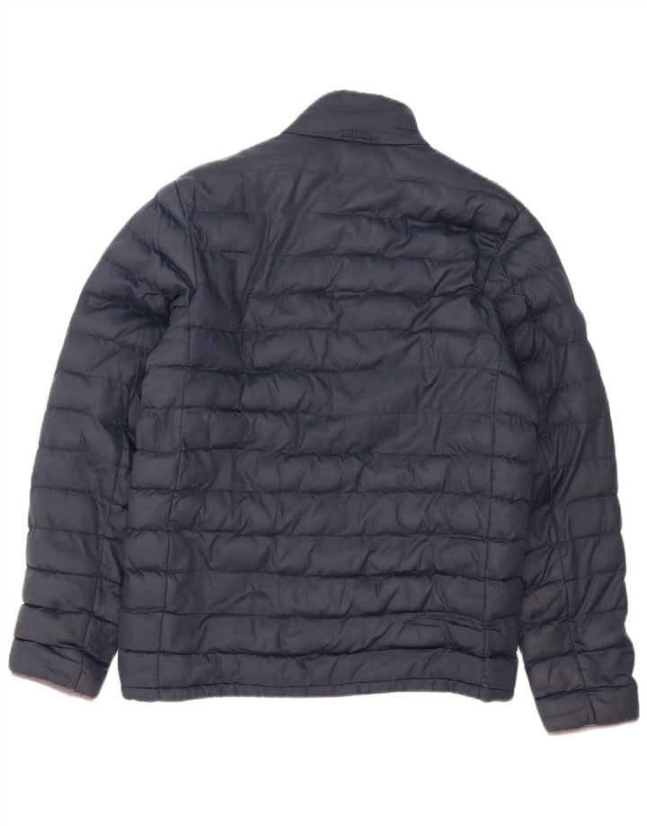 Barbour Mens Padded Jacket UK 36 Small Navy Blue Polyester