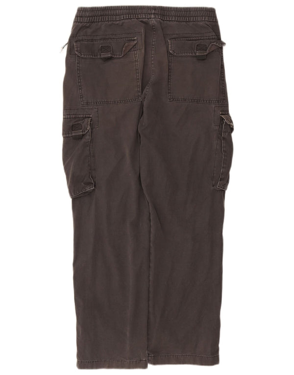 Abercrombie & Fitch Mens Straight Cargo Trousers Medium W32 L28 Grey Cotton