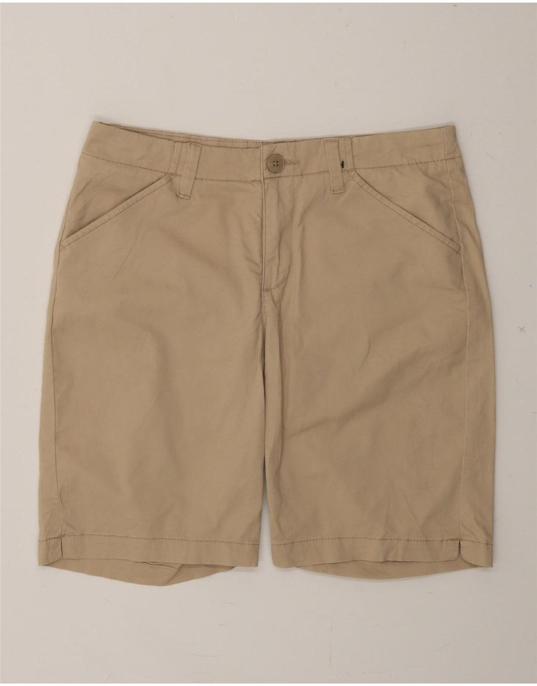 LEE Womens Mid Rise Regular Fit Chino Shorts US 8 Medium W30  Khaki Cotton Vintage Lee and Second-Hand Lee from Messina Hembry 