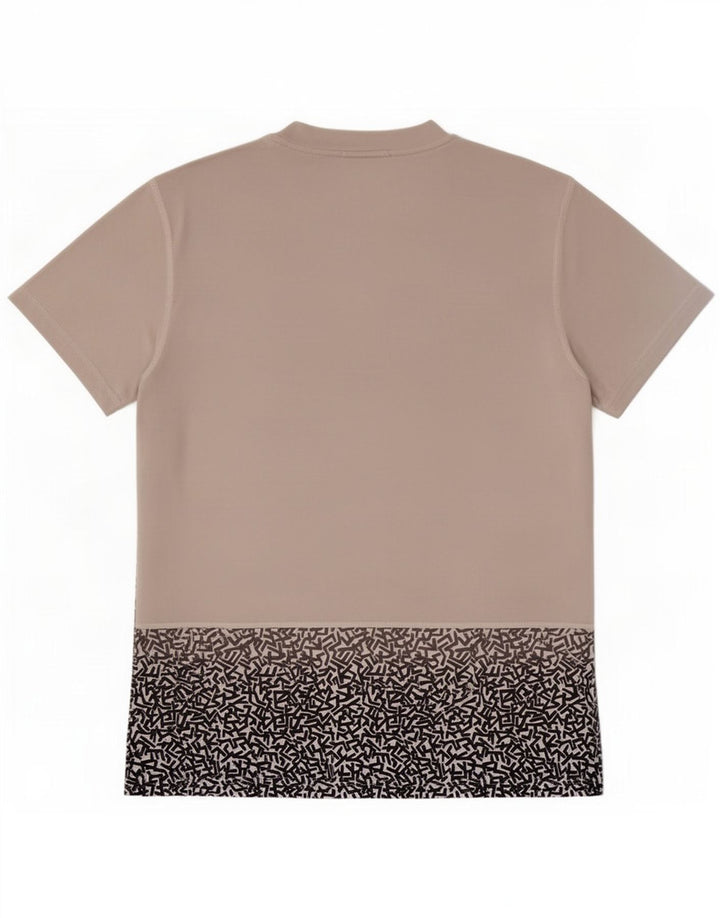 Nike Mens Dri Fit Graphic T-Shirt Top Medium Grey Geometric Polyester