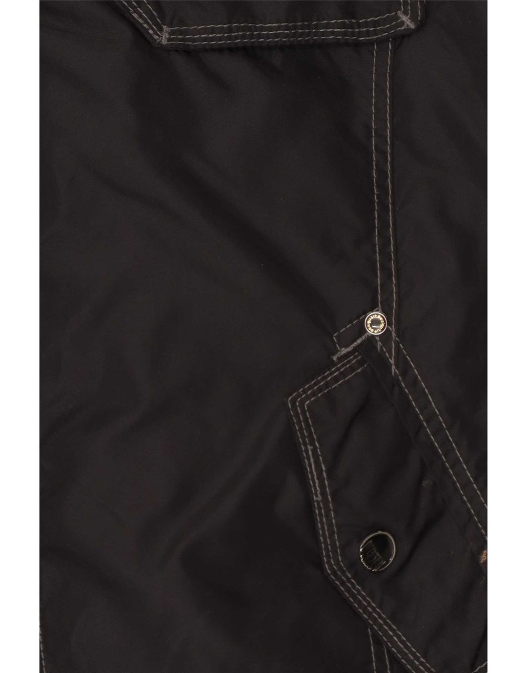 Desigual Mens Utility Jacket UK 44 2XL Black Polyamide