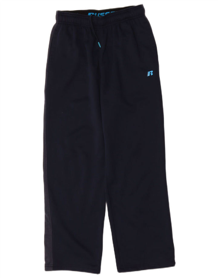 Russell Athletic Mens Tracksuit Trousers Small Navy Blue Polyester